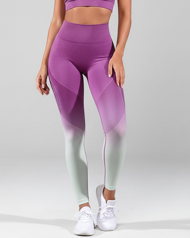 Flix Spa - Leggings Push Up Mujer Degradado Deportivo