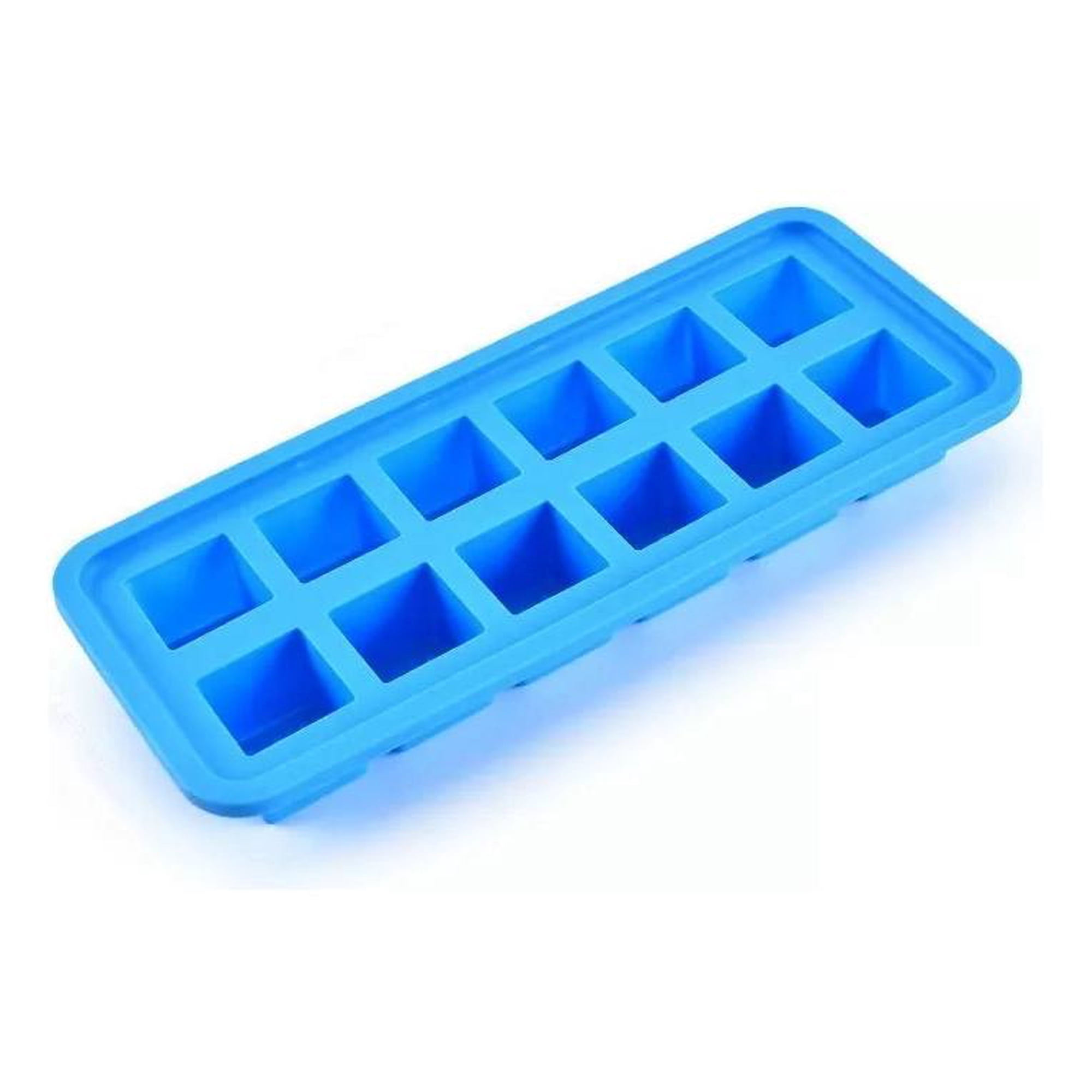 Tecnofonia - Cubetera Silicona Para Hacer Hielos Hielera 12 Cubos Variado