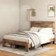 thumbnail image 3 of Bed Frame Queen Size, Wood Platform Bed Frame , Noise Free,No Box Spring Needed and Easy Assembly Tool,Large Under Bed Storage,Dark Brown, 3 of 3