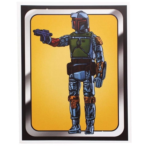 Figura Artística De Boba Fett De Star Wars, 20 X 25 Cm, Russ Moore