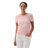 Camiseta Gap Con Cuello Redondo Favorita Para Mujer Good Vibes Xs