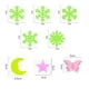 thumbnail image 2 of Adhesivos de pared Kiddale que brillan en la oscuridad, estrellas, luna y copo de nieve, 2 of 7