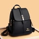 thumbnail image 1 of Luxury Women Leather Backpacks for Girls Sac A Dos Casual Daypack Black Vintage Backpack School Bags for Girls Mochila Rucksack, 1 of 3
