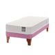 thumbnail image 2 of Cama Europea 1 Plaza Luna 90x190 cm Base Colchón Madera Rosa, 2 of 7