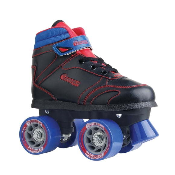 Patines para niños Chicago Sidewalk Black Quad Skate para jóvenes