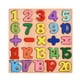 thumbnail image 1 of Puzzles For Toddlers, Wooden Alphabet Number Shape ABC Name Puzzles Toys For Kids, Montessori Preschool Educational Gift Learning Letter Puzzles Toys, 1 of 2