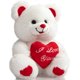 thumbnail image 4 of Oso de peluche HollyHome I Love You con LED de 33 cm para San Valentín, 4 of 8