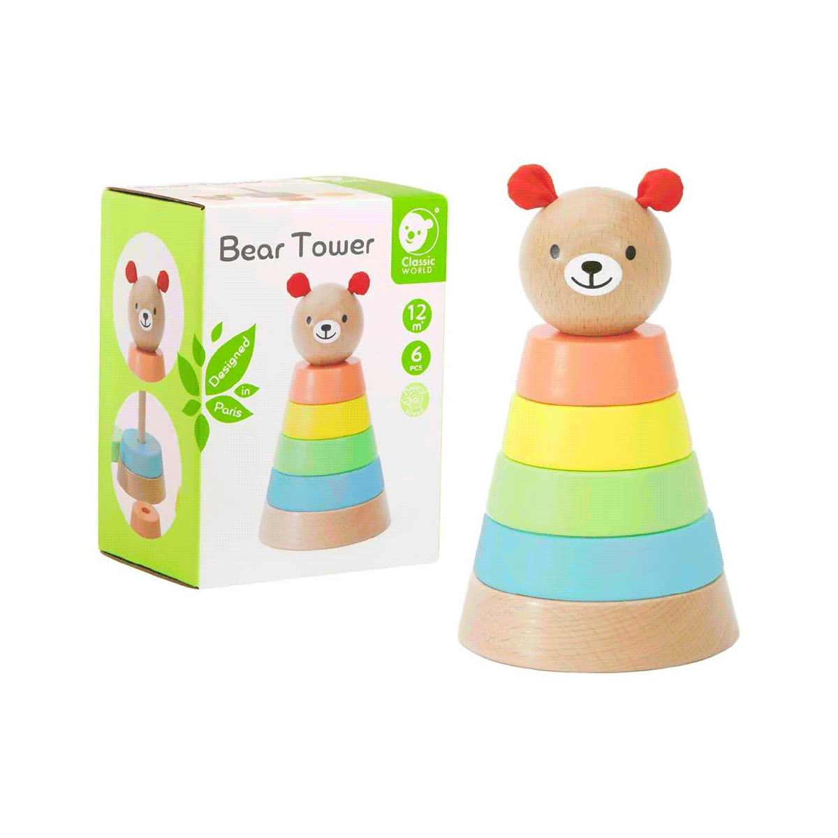 Torre De Oso Apilable Classic World
