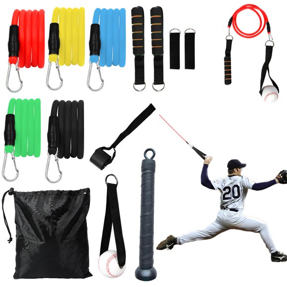 Entrenador de Béisbol Davllin - Juego de Bandas de Resistencia de 120 cm