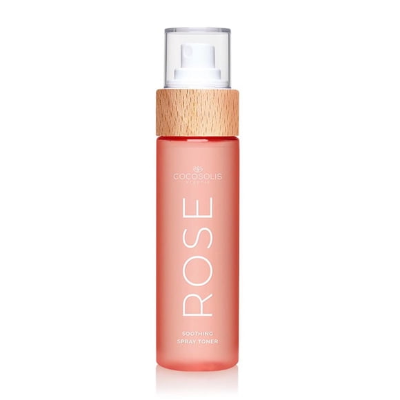 Tónico en Spray COCOSOLIS Rosa Calmante para Limpieza Facial 100 mL