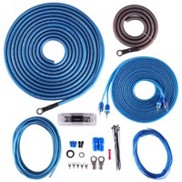 Kit De Cableado Para Amplificador Skar Audio Skar4Anl-Cca, Calibre 4, Azul