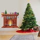 thumbnail image 4 of Pegatina de pared para chimenea navideña, calcomanía de pared para chimenea navideña, arte de pared de PVC, suministros de decoración navideña para fiestas navideñas, 4 of 7