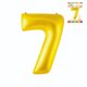 thumbnail image 1 of Globo papel metal dorado N7, 1 of 1
