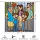 thumbnail image 2 of Juego de Cortina de Ducha 4 Piezas Desmarcar Maya y Miguel, 2 of 6