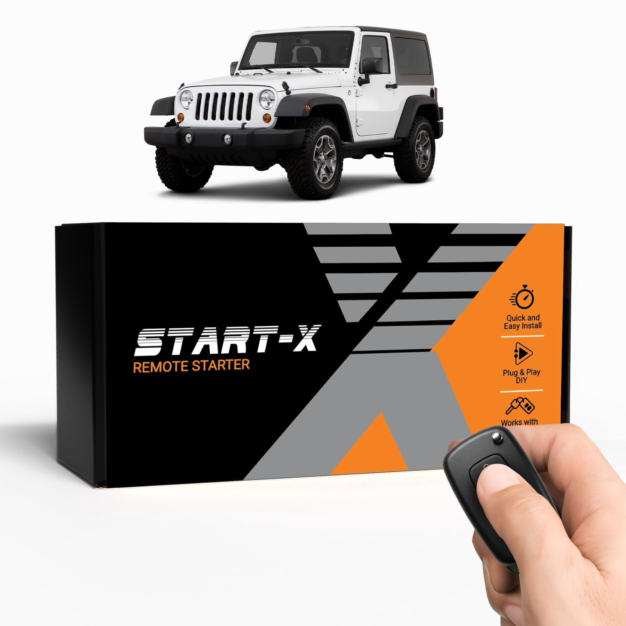 Kit De Arranque Remoto Start-x Para Jeep Wrangler Jk (07-18)