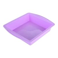 Genérico - Molde Queque Molde Torta Molde De Silicona Cuadrado Brownie