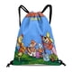 thumbnail image 1 of Los Osos Montañeses Mochila de Cuerdas para Deportes y Gimnasio, Bolsa de Cuerdas Resistente al Agua, Bolsa Cinch, 30×40cm, 1 of 6