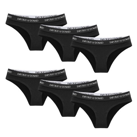 Giovacchino - Pack De 6 Calzones Bikini Algodón Mujer