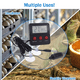 thumbnail image 4 of Termómetro/higrómetro digital de fácil lectura para incubadora de huevos y tanque de reptiles. Mida su temperatura y humedad., 4 of 5