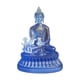 thumbnail image 3 of Figura Budista Azul, Adorno Para Salpicadero De Coche, Escultura Meditadora Para Dormitorio, 3 of 5