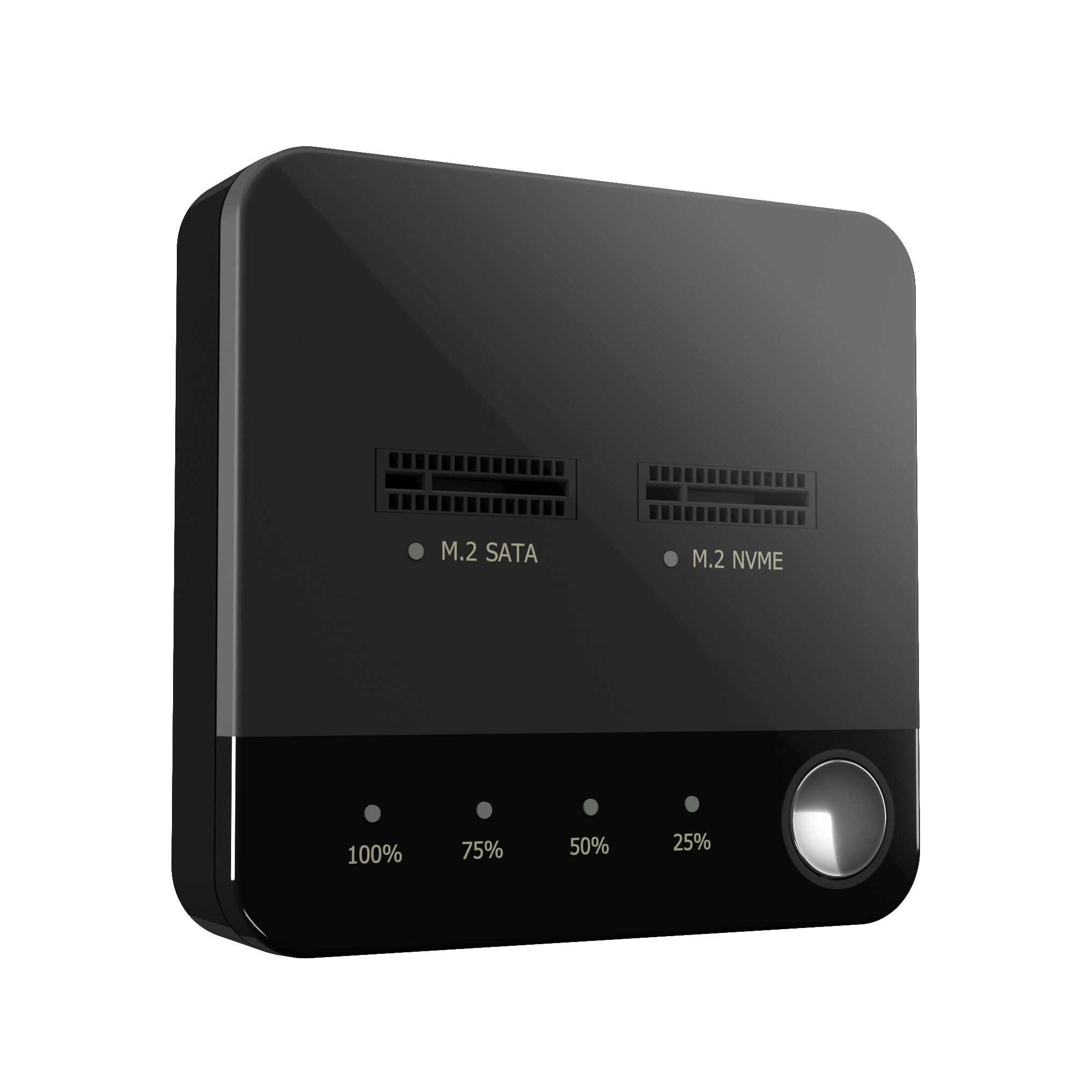 Bothyi - Duplicador De Disco Duro Portátil M.2 Sata M.2 Nvme Con Caja De Almacenamiento