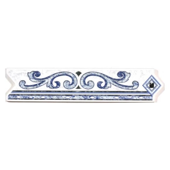 Pack 4 unidades LISTEL RAVENA BLUE 5,5x26cm