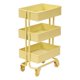 thumbnail image 2 of Estantería A Escala 1 12 Estantería Con Ruedas Muebles Salón Oranments Amarillo, 2 of 5