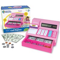 Calculadora Caja Registradora Juego Simulación Learning Resources Rosa