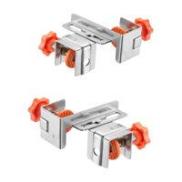 Ioensy - 2 Abrazaderas De Instalación Frontal De Cajón, Plantilla Para Tableros De 10 A 30 Mm De Grosor.