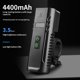 thumbnail image 2 of Faro de la bicicleta, 1000 lúmenes 4400 mAh luz de la bicicleta y cuerno de alto decibel, faro de la bicicleta recargable impermeable para montaña carretera ciclismo paseo nocturno, 2 of 3