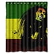 thumbnail image 1 of Cortina de ducha Bob Marley Rasta Reggae Cultur, juego de cortinas de baño con ganchos, tamaño 60 x 72 pulgadas, 1 of 3