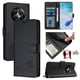thumbnail image 1 of Funda tipo cartera FOXDOCK para Realme 12 plus 5G con soporte, ranuras, RFID, diseño de gato, 1 of 5