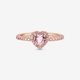 thumbnail image 3 of Anillo Pandora Corazón Brillante Rosa 4.5, 3 of 6