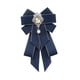 thumbnail image 4 of Broche De Lazo De Cinta, Pajarita Con Lazo, Elegante Alfiler De Corbata Para Traje, Camisas, Blusas, Azul, 4 of 5