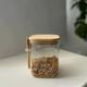 thumbnail image 2 of Frasco Contenedor Hermetico 570mL Vidrio 10cm Cuadrado Cuchara, 2 of 3