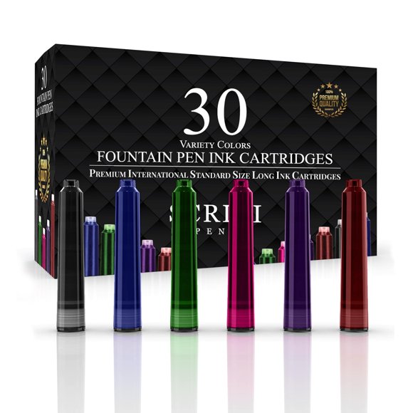 Cartucho de tinta SCRIVI PENS – Pack de 30 surtidos