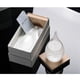 thumbnail image 3 of Vaso de Tormenta Enkrio 11 cm – Predicción del Tiempo con Base de Madera, 3 of 7
