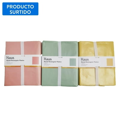 Mantel Sólido Rectangular 150X180 Pvc Surtido 1 Un Haus