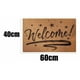 thumbnail image 2 of Alfombra Limpia Pies Felpudo Alfombra De Fibra 60cm*40cm Welcome, 2 of 5