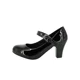 thumbnail image 3 of Zapato Mujer Cueca Formal Clot Negro Charol, 3 of 3