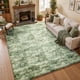 thumbnail image 1 of Alfombra de Área Ophanie 244 cm x 152 cm Verde y Blanco, 1 of 6
