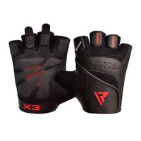 Guantes De Levantamiento Rdx S2 Cuero Training - Wgl-S2B-Xl