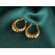 thumbnail image 3 of Aros forma croissant Acero Inoxidable Dorado - Cierre Gancho Mujer, 3 of 3
