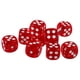 thumbnail image 4 of Paquete De 10 Dados Acrílicos D6 De Seis Caras Para Juguetes De Juego De Mesa De Fiesta D&D TRPG Rojo, 4 of 4