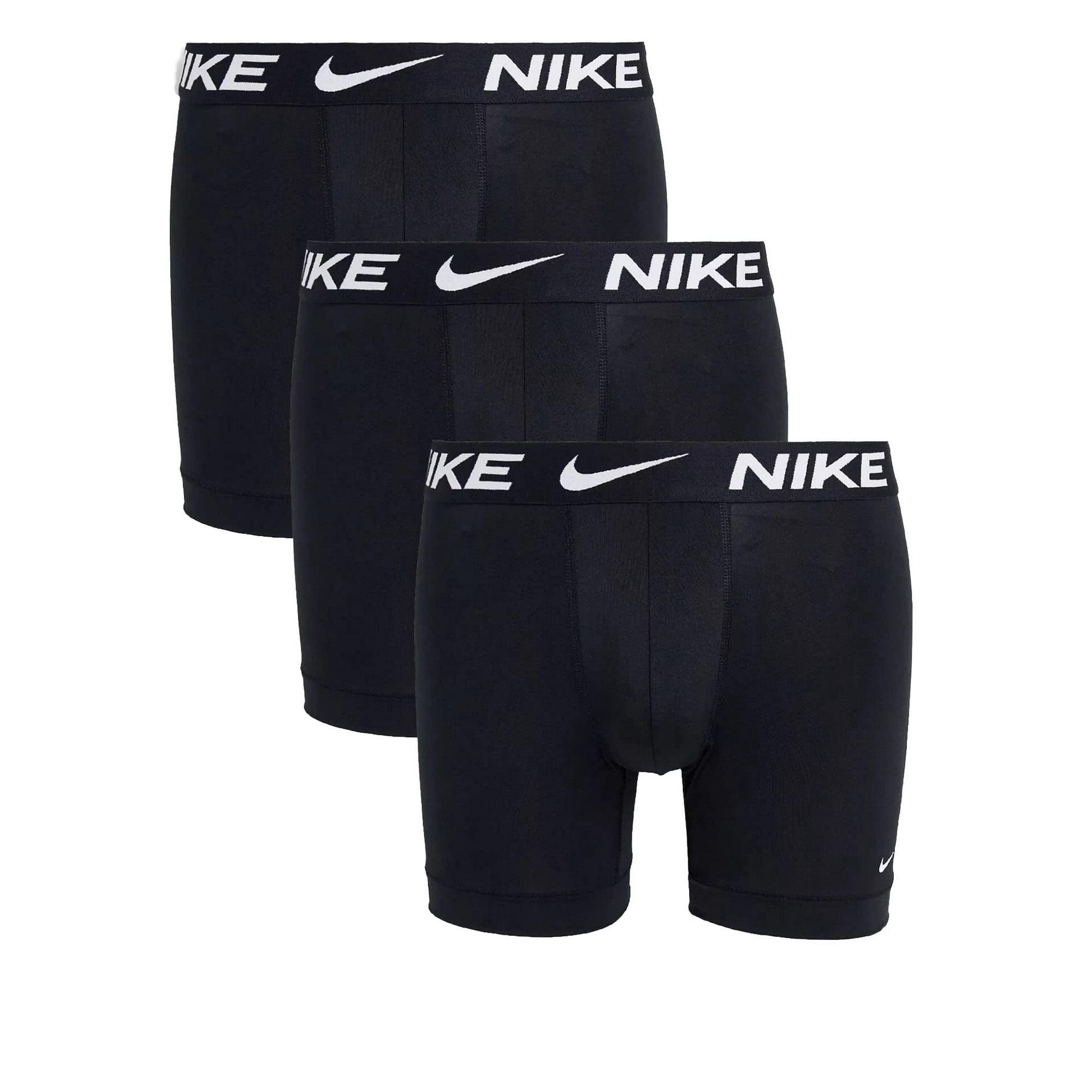 Calzoncillos Tipo Bóxer Nike Essential Micro Para Hombre, Paquete De 3, Color Negro, Talla S