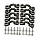 thumbnail image 1 of Kit de anclaje para kayak, herrajes de fijación para anclaje de kayak, ojales portátiles para kayak, bucles elásticos de nailon para cubierta, repuest, 1 of 5