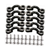 Magideal - Kit De Anclaje Para Kayak, Herrajes De Fijación Para Anclaje De Kayak, Ojales Portátiles Para Kayak, Bucles Elásticos De Nailon Para Cubierta, Repuest