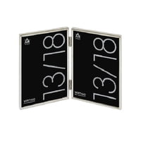 Vgo - Marco 10X15 Doble Silver Plate Silver