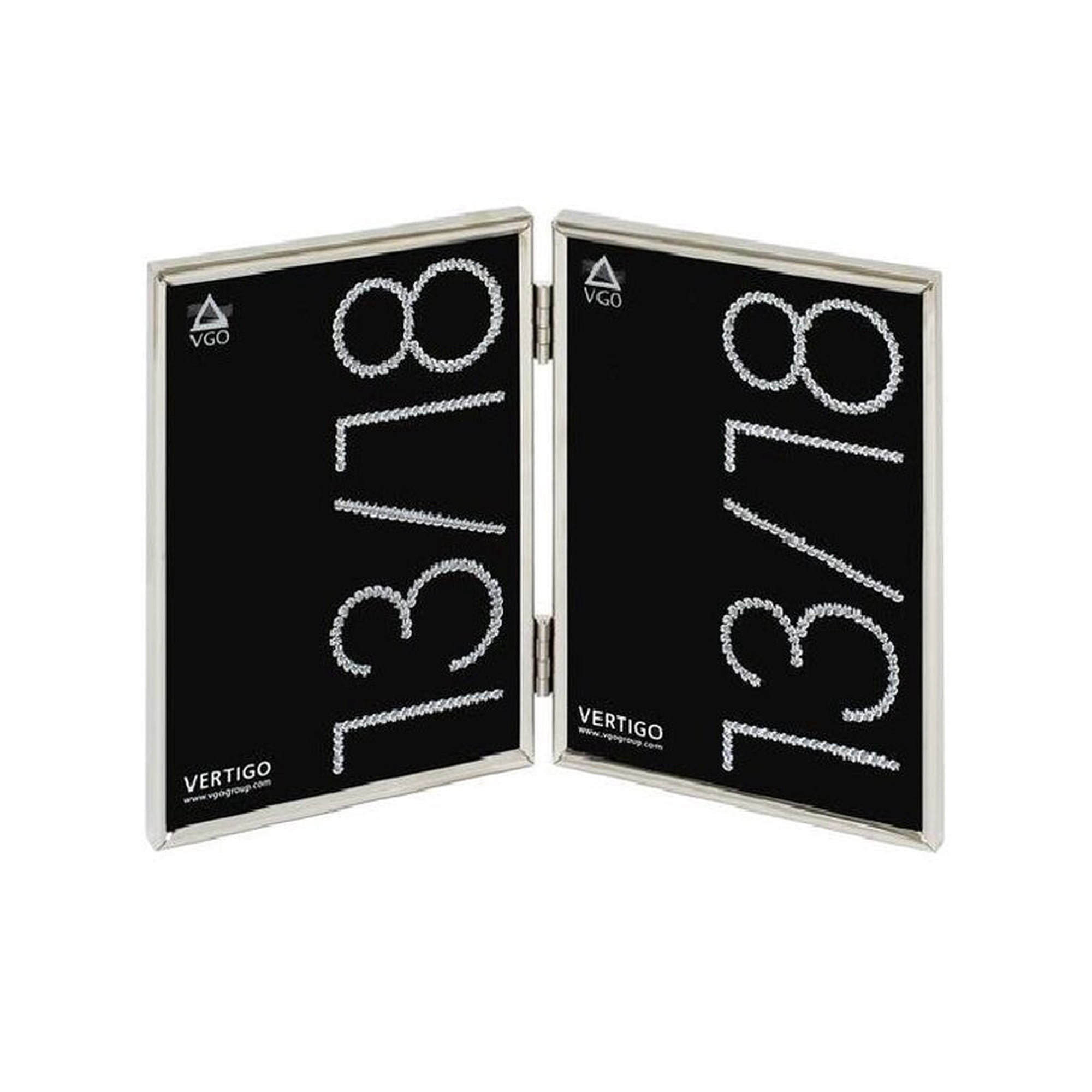 Vgo - Marco 15x20 Doble Silver Plate Silver