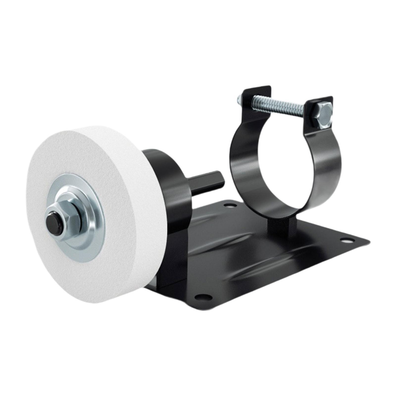 Magideal - Soporte De Corte Para Taladro Eléctrico, Convertidor De Soporte De Corte Para Taladro, Herramienta De Modificación De Metal Práctica Y Resistente, Ros Disco Blanco